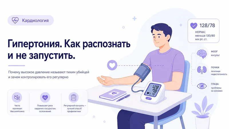 Гипертония. Как распознать и не запустить.