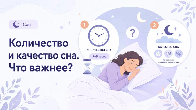 Количество и качество сна. Что важнее?