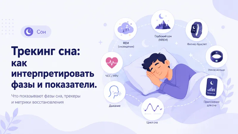 Трекинг сна: как интерпретировать фазы и показатели.
