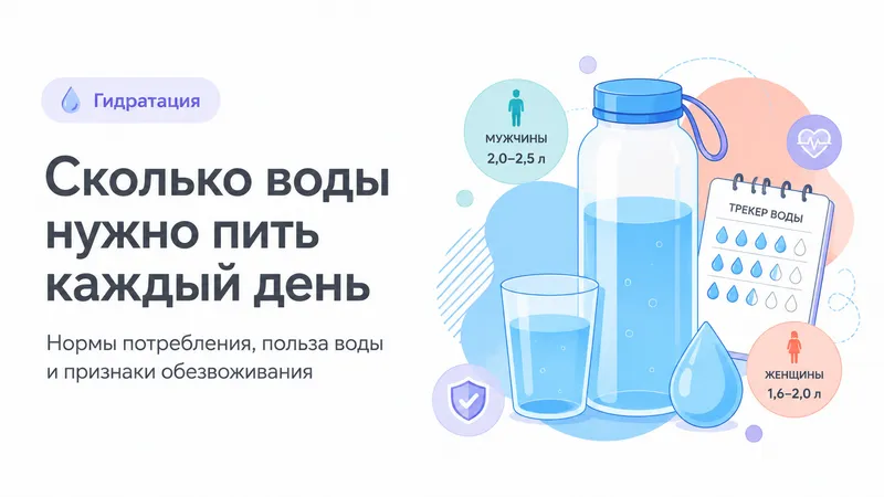 Сколько воды нужно пить?